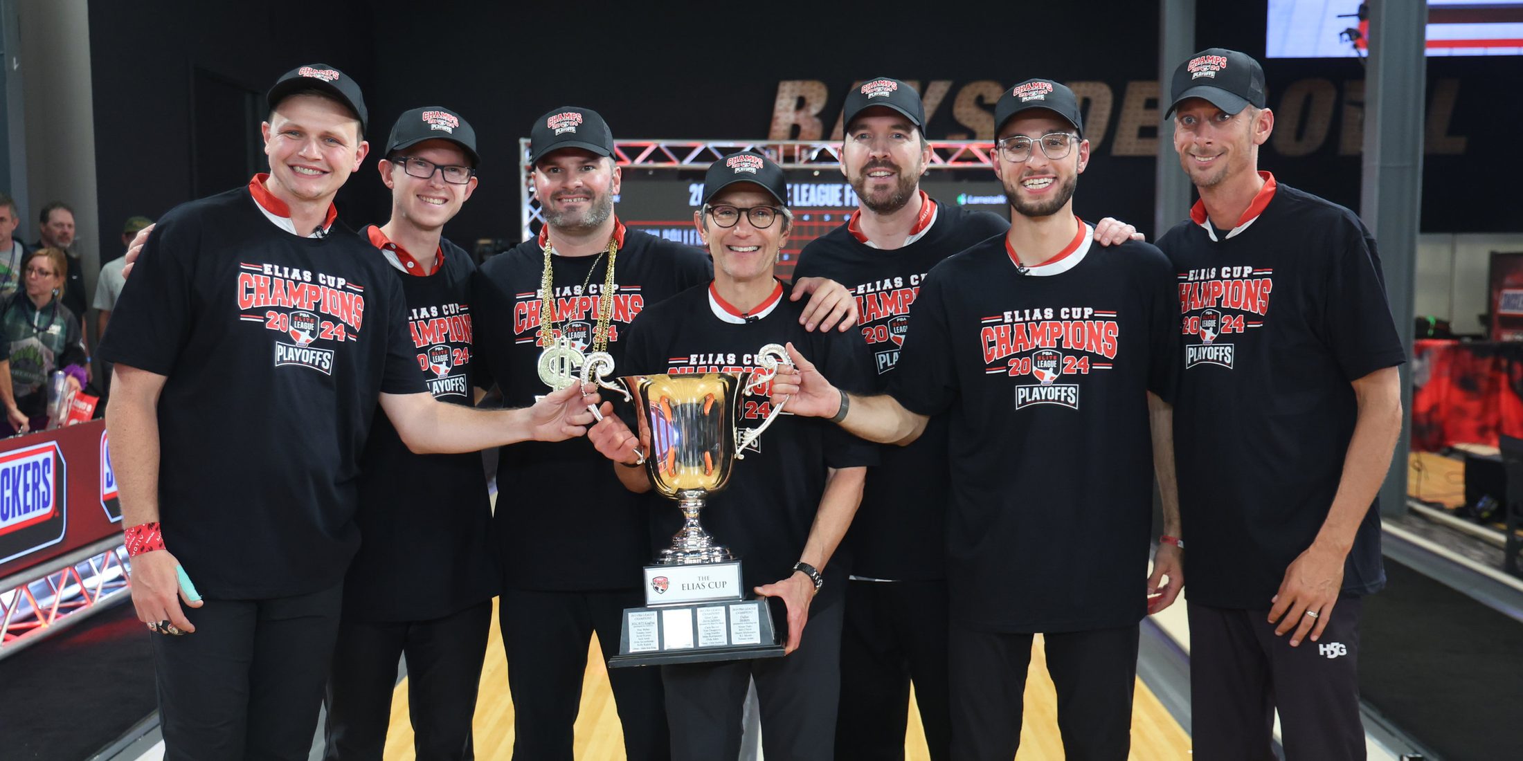 Amleto Monacelli as team manager of the Las Vegas High Rollers, 2024 PBA Elias Cup champions