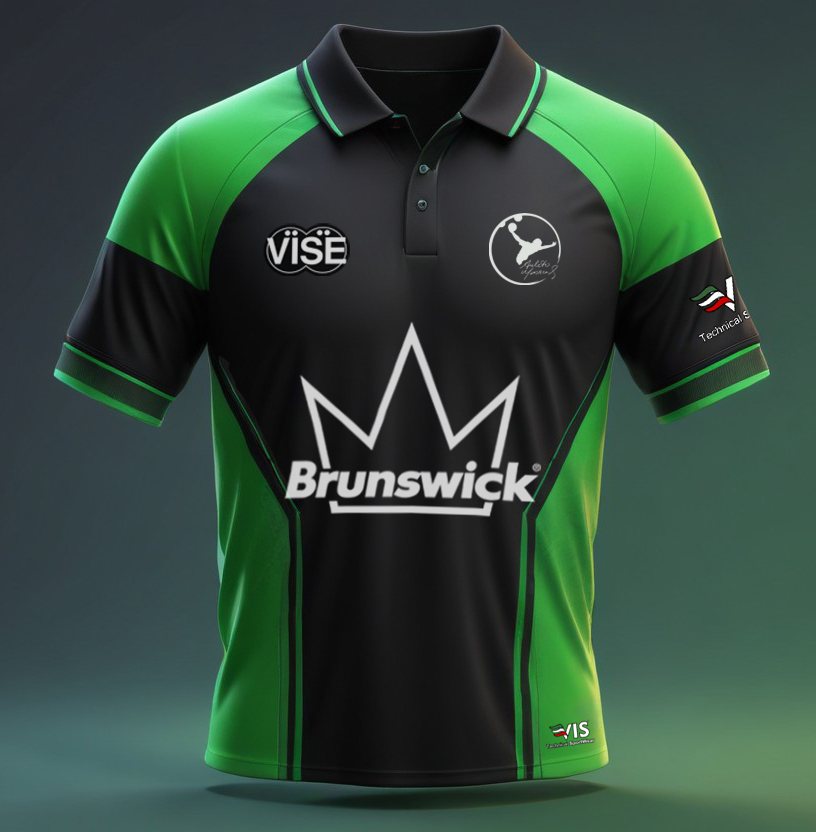 Bowling jersey designed for Amleto Monacelli — 2024 · Brunswick / VIS