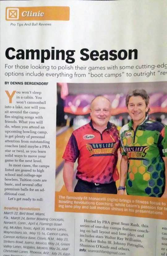 Bowling Revolutions featured in the bowling press
