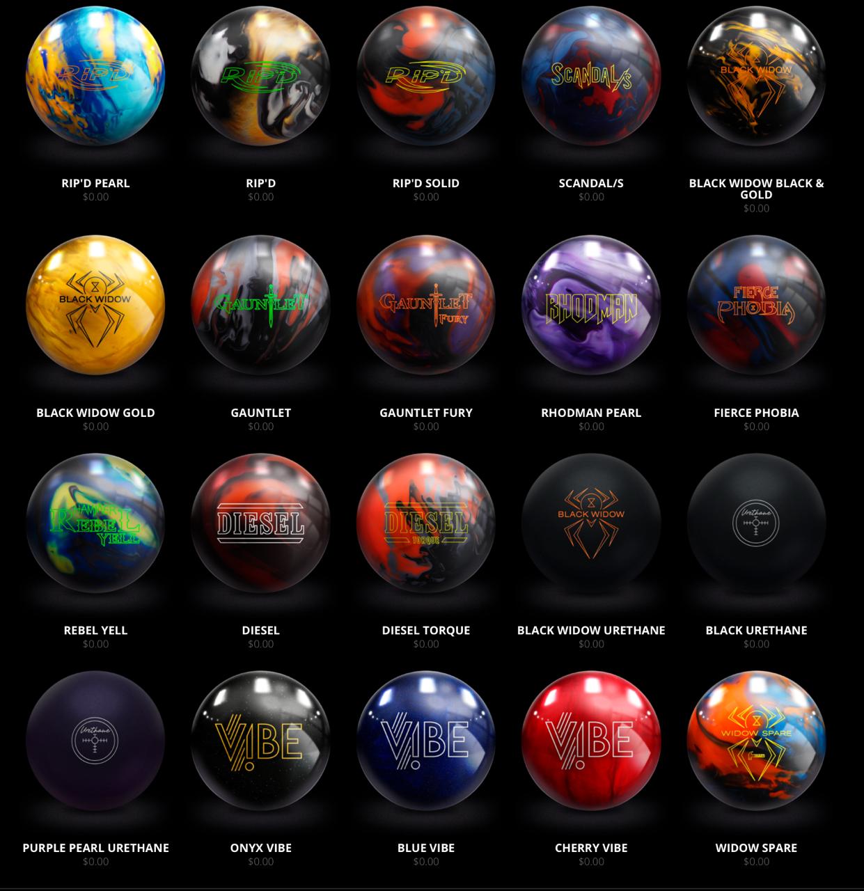 Hammer Bowling balls — full catalog, produced by Carlos Musso