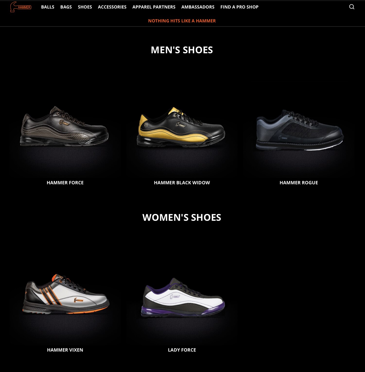 Hammer shoes — after redesign